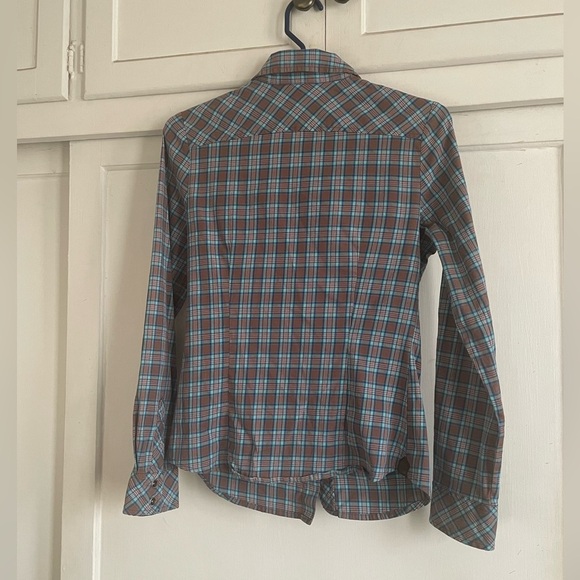 Paul & Joe x Target Plaid Long Sleeve Shirt. Pre-Owned. - Picture 2 of 6